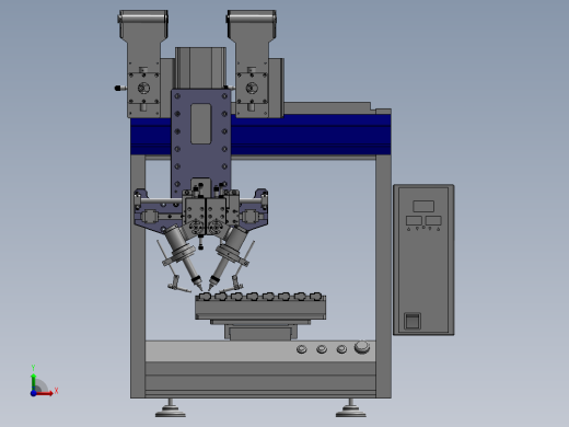 ZDH-HANX-002双头三轴自动焊锡机前视缩略图