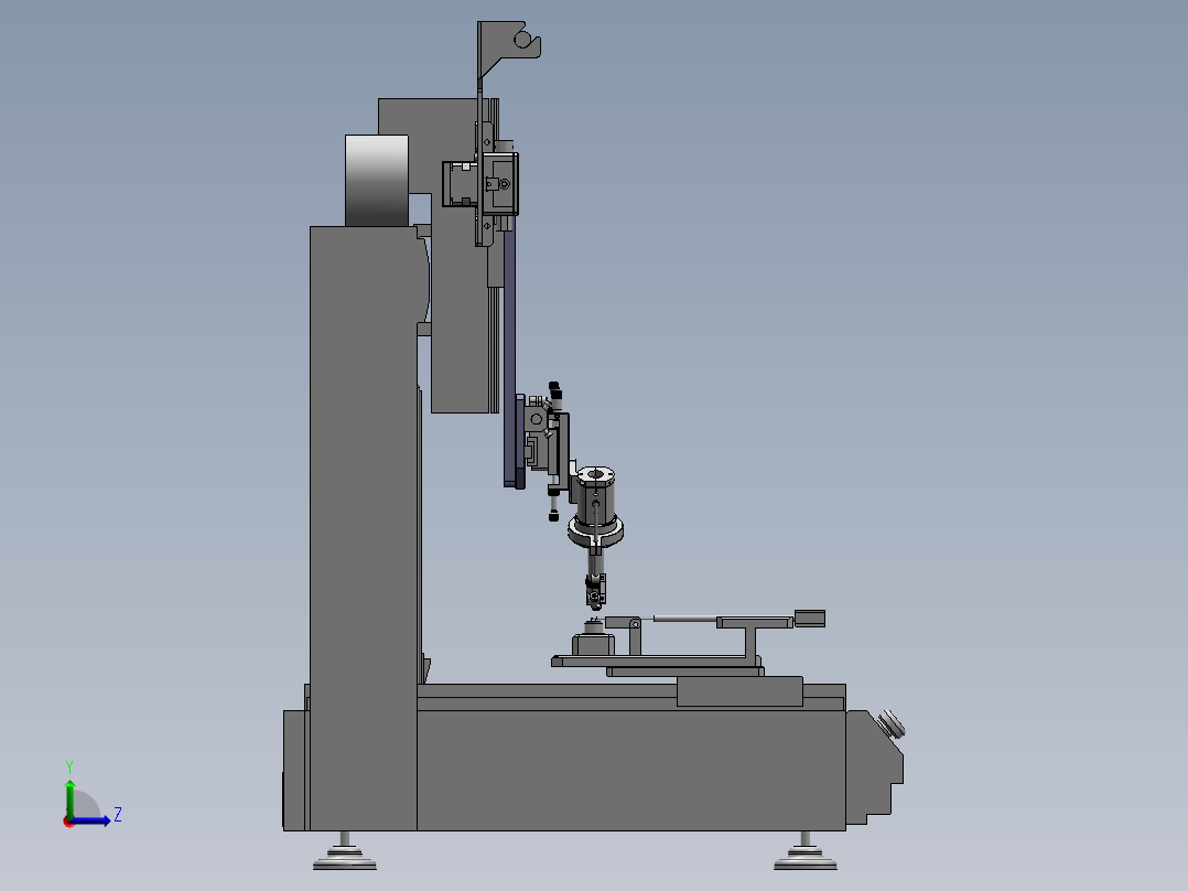 ZDH-HANX-002双头三轴自动焊锡机左视图