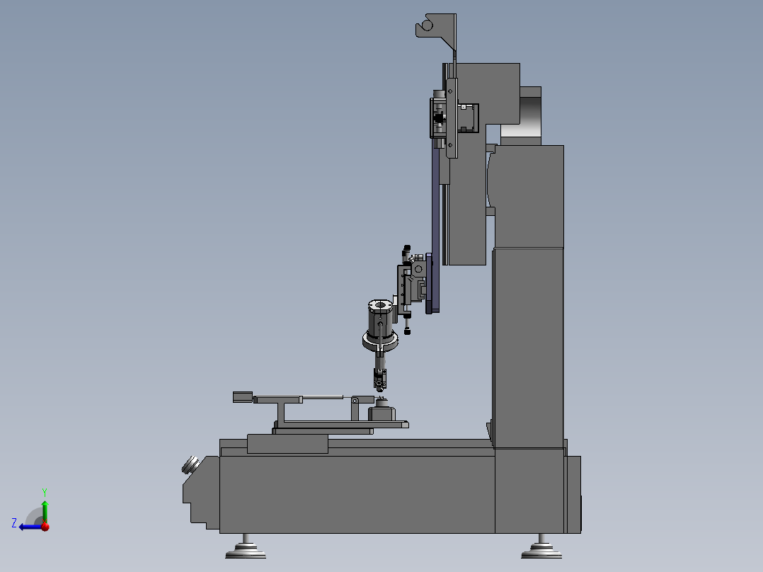 ZDH-HANX-002双头三轴自动焊锡机右视图