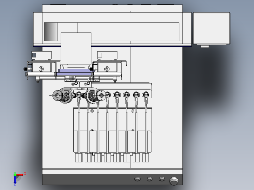ZDH-HANX-002双头三轴自动焊锡机俯视缩略图