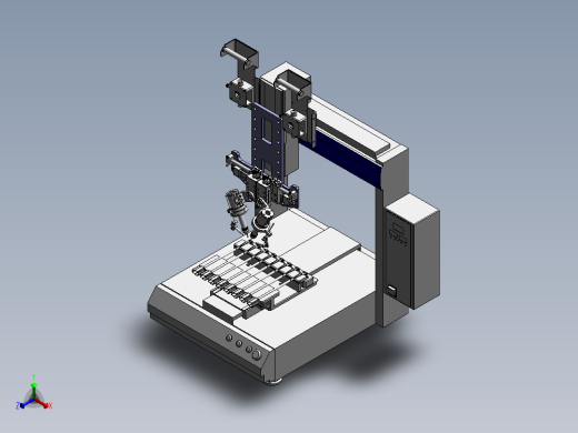 ZDH-HANX-002双头三轴自动焊锡机正等轴测缩略图