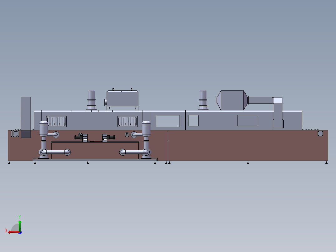 T566 通过式清洗机后视图