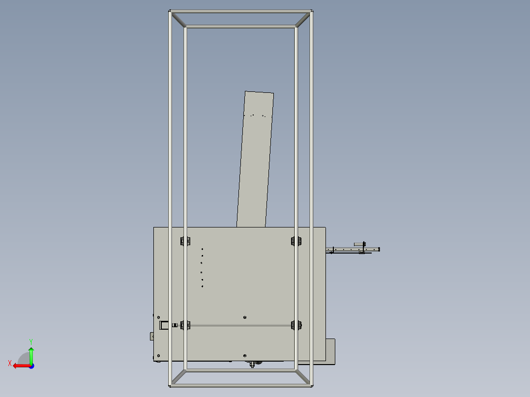 石灰粉消毒机后视图