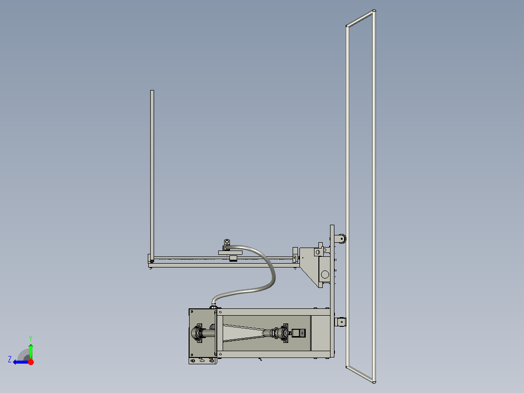 石灰粉消毒机右视图
