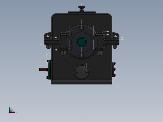 复杂的减速机前视缩略图
