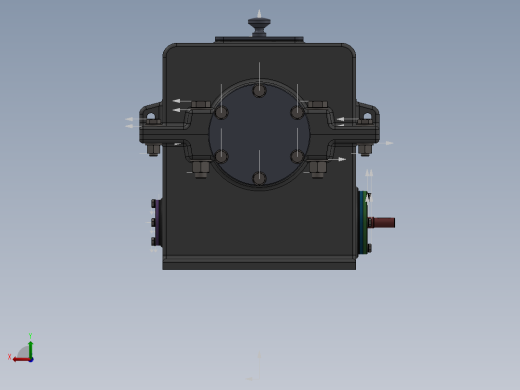 复杂的减速机后视缩略图
