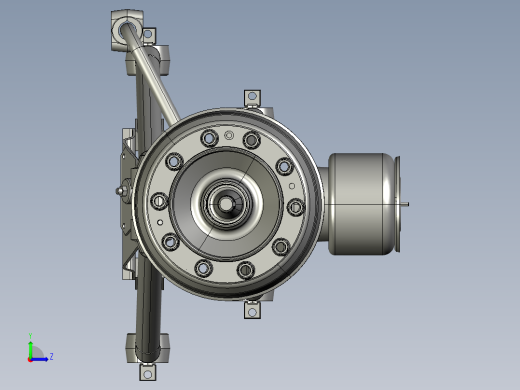 前轴客车左视缩略图