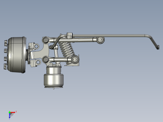 前轴客车俯视缩略图