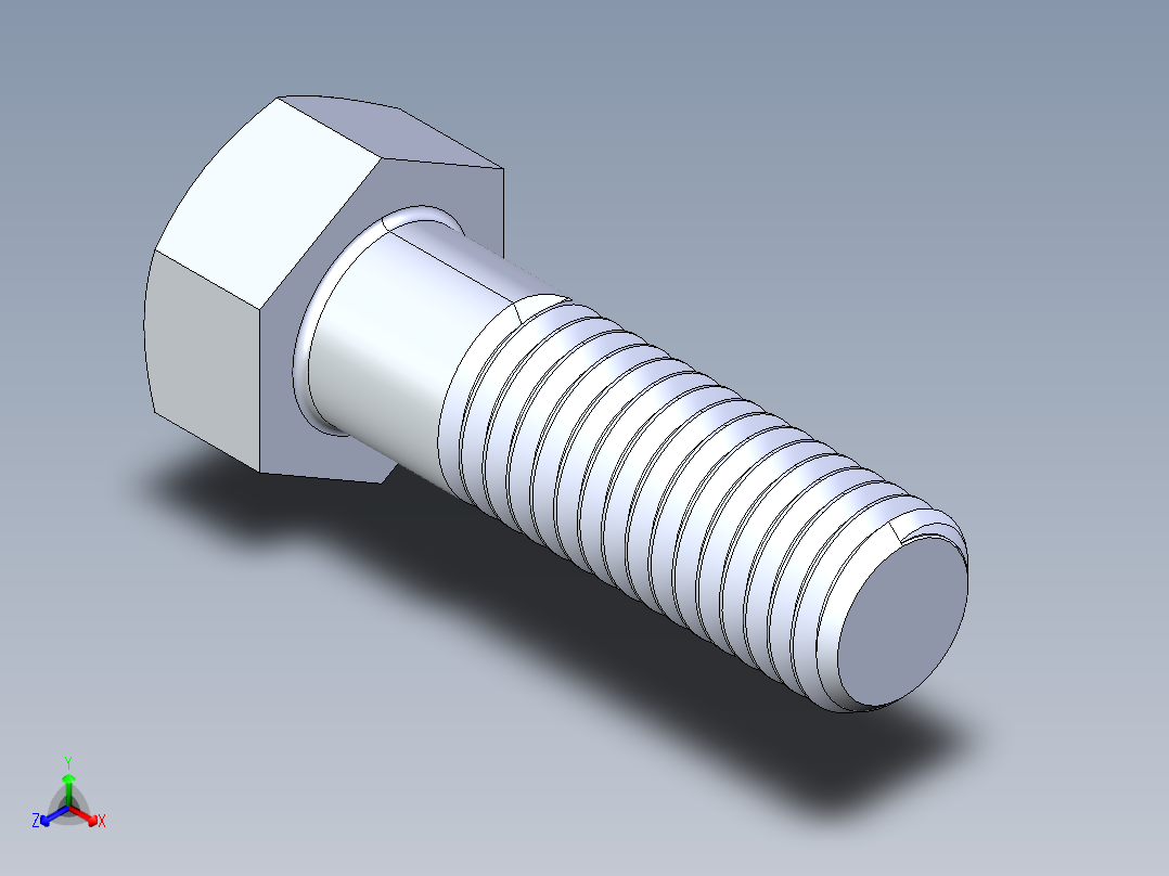 UNC 六角螺栓-Hex Bolt 0.625-11 x 2