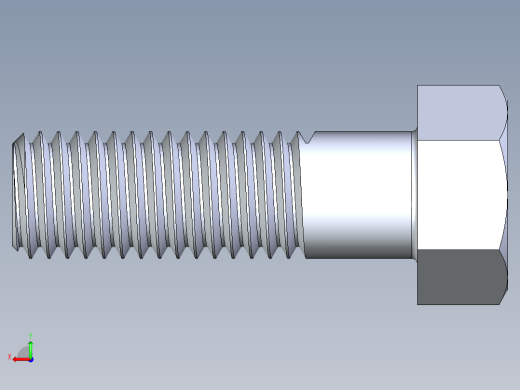 UNC 六角螺栓-Hex Bolt 0.625-11 x 2后视缩略图
