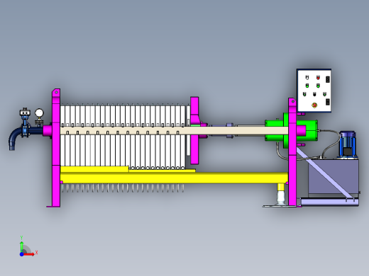 工业压滤机前视缩略图