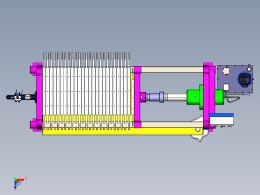 工业压滤机俯视缩略图