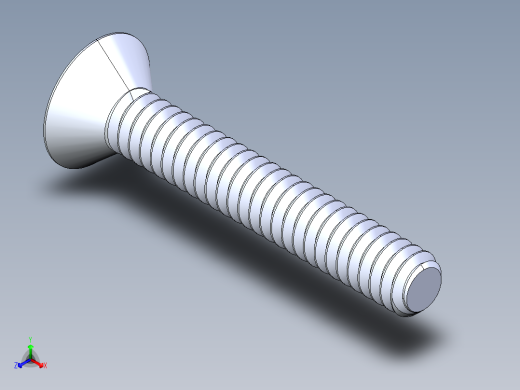 锥形内六角头螺钉-FHCS 10-24 x 1.250