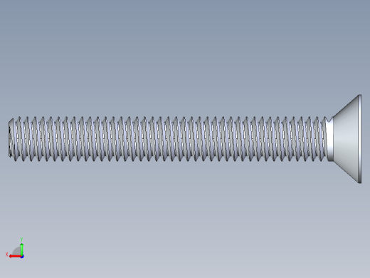 锥形内六角头螺钉-FHCS 0.3125x 2.500后视缩略图