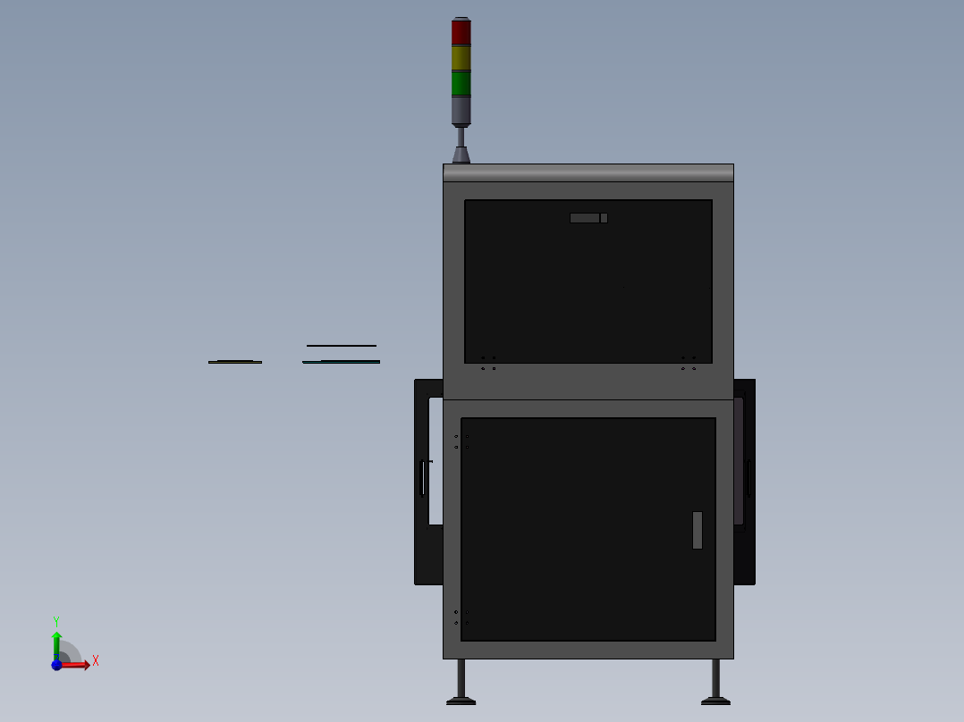 SMT在线自动植PCB机器前视图