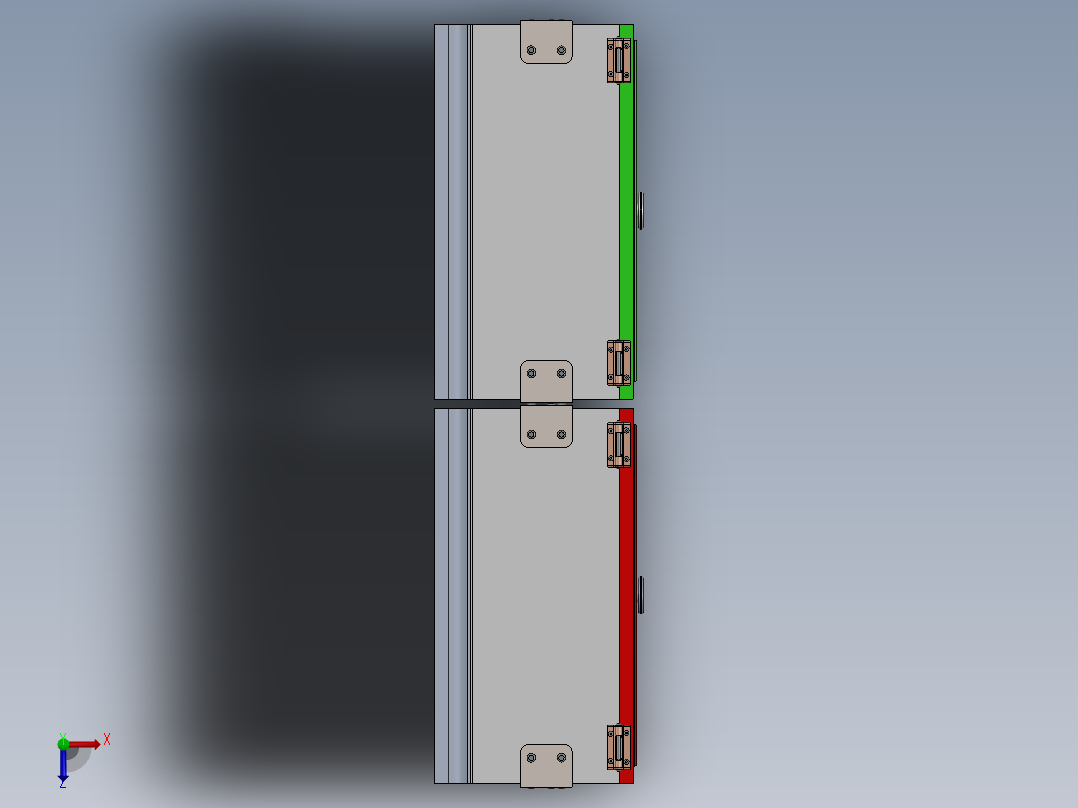 迷你厨房俯视图