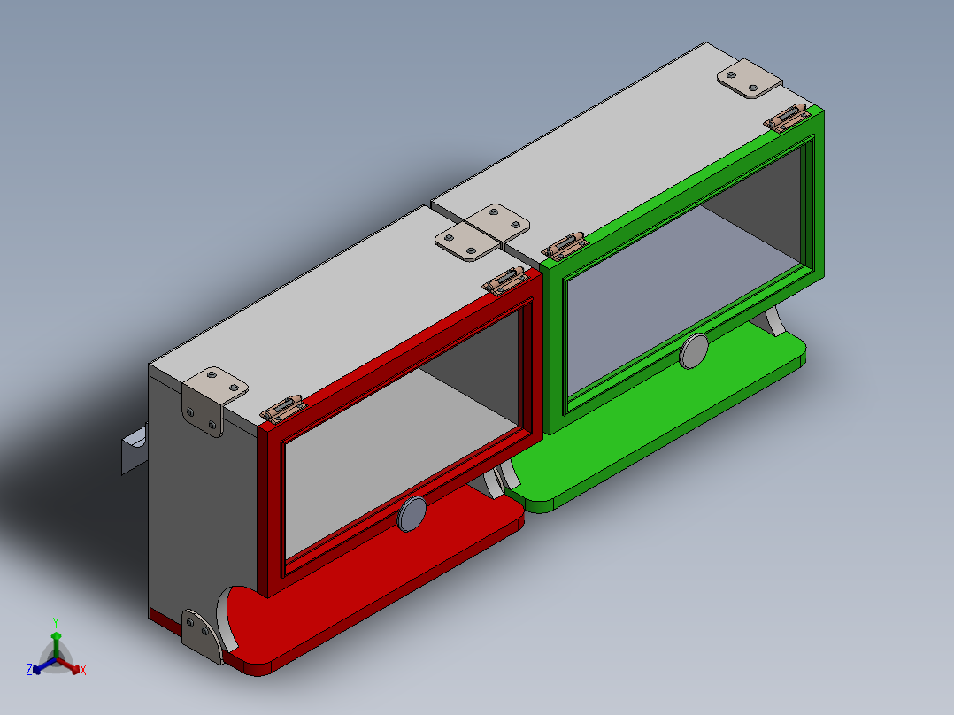 迷你厨房正等轴测图