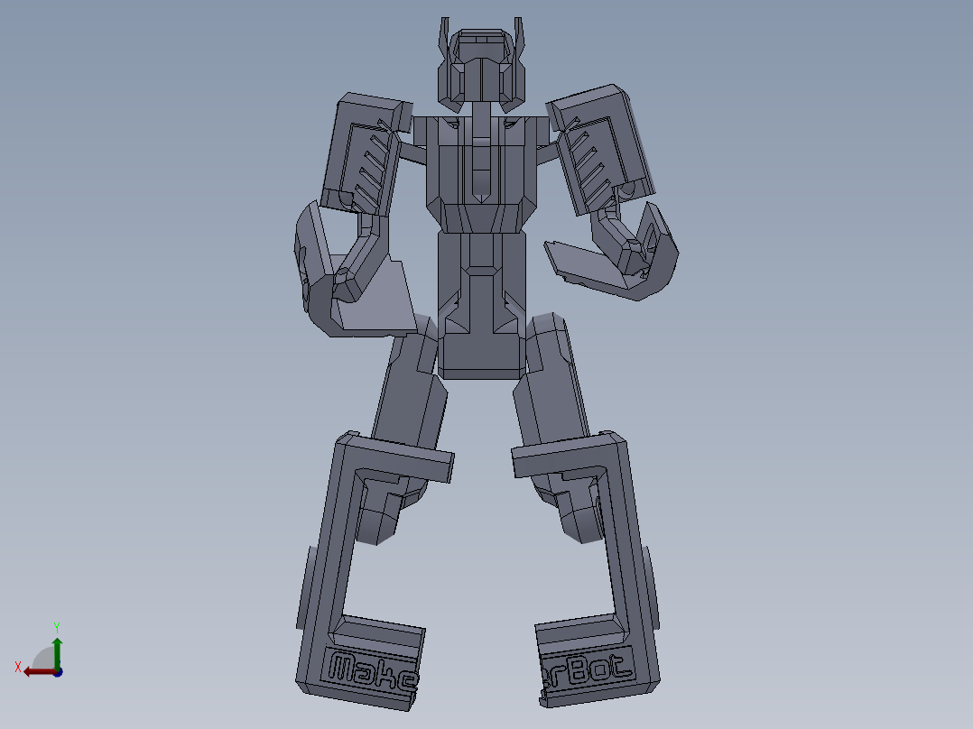 变形金刚SW模型后视图