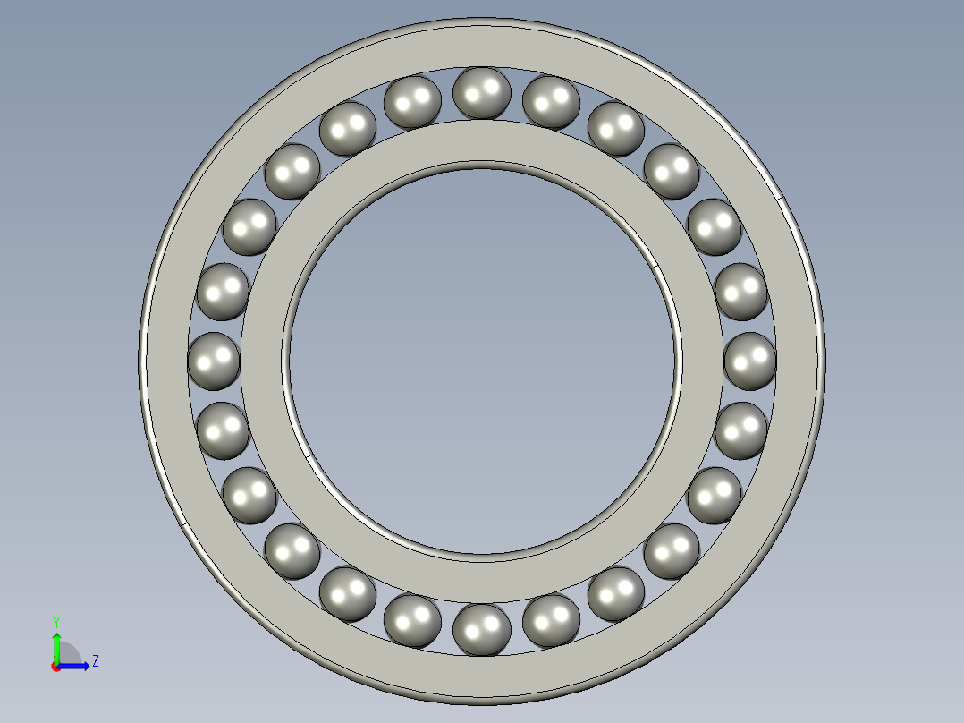 深沟球轴承6228左视图