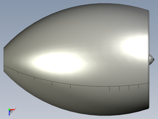 燃气轮总成20---模型格式为 stp俯视缩略图