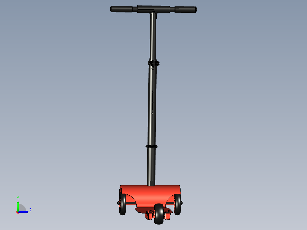 儿童滑板车左视图