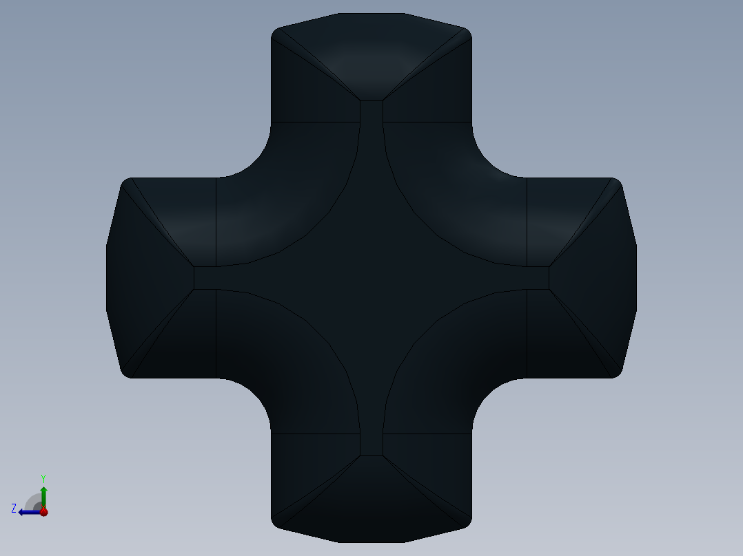 乐高机械组车桥-50450 Black Technic Axle 32.SLDPRT右视图