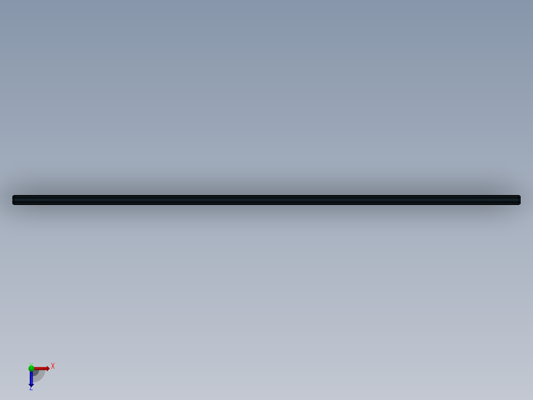 乐高机械组车桥-50450 Black Technic Axle 32.SLDPRT俯视图