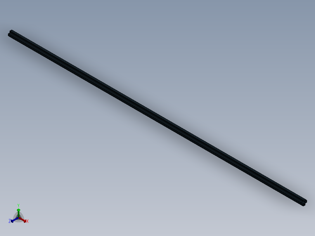 乐高机械组车桥-50450 Black Technic Axle 32.SLDPRT正等轴测图