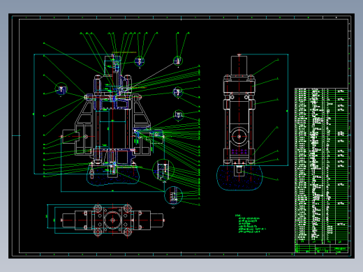 JX663-多向模锻液压机设计【优秀含7张CAD图纸】