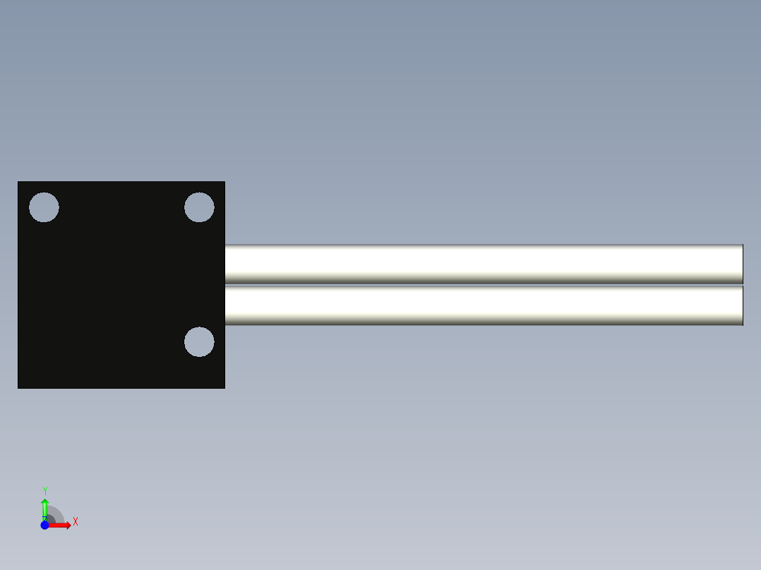 矩阵光纤_漫反射型FR-S13前视图