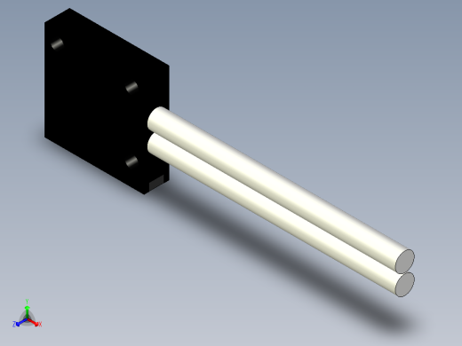 矩阵光纤_漫反射型FR-S13正等轴测缩略图