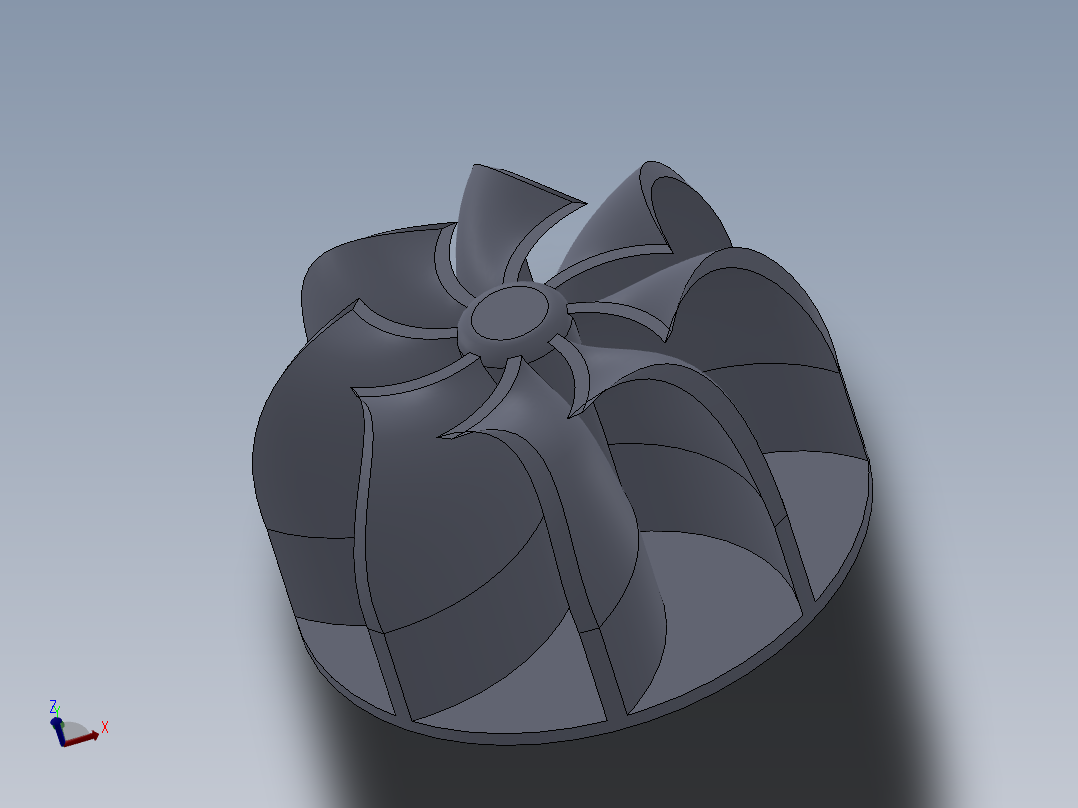 涡轮增压的叶轮