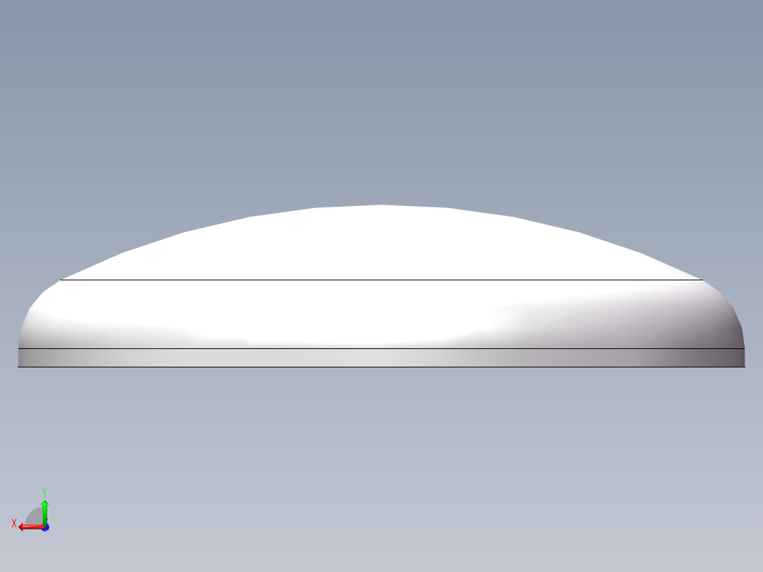 THA碟形封头DN950后视图