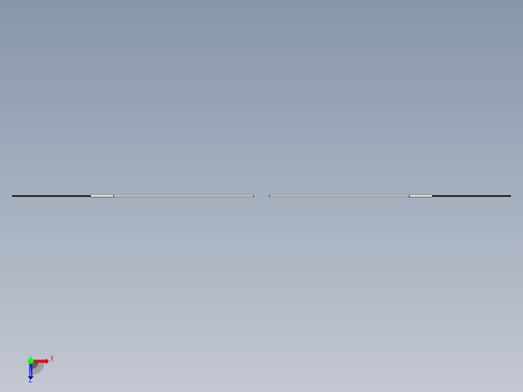 光纤元件对射型FT-1510Q-L俯视图