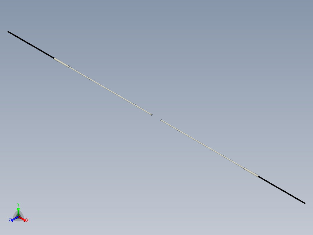 光纤元件对射型FT-1510Q-L正等轴测图