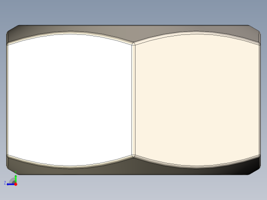 紧固件-STEP Raw Steel Nut 1.000右视缩略图
