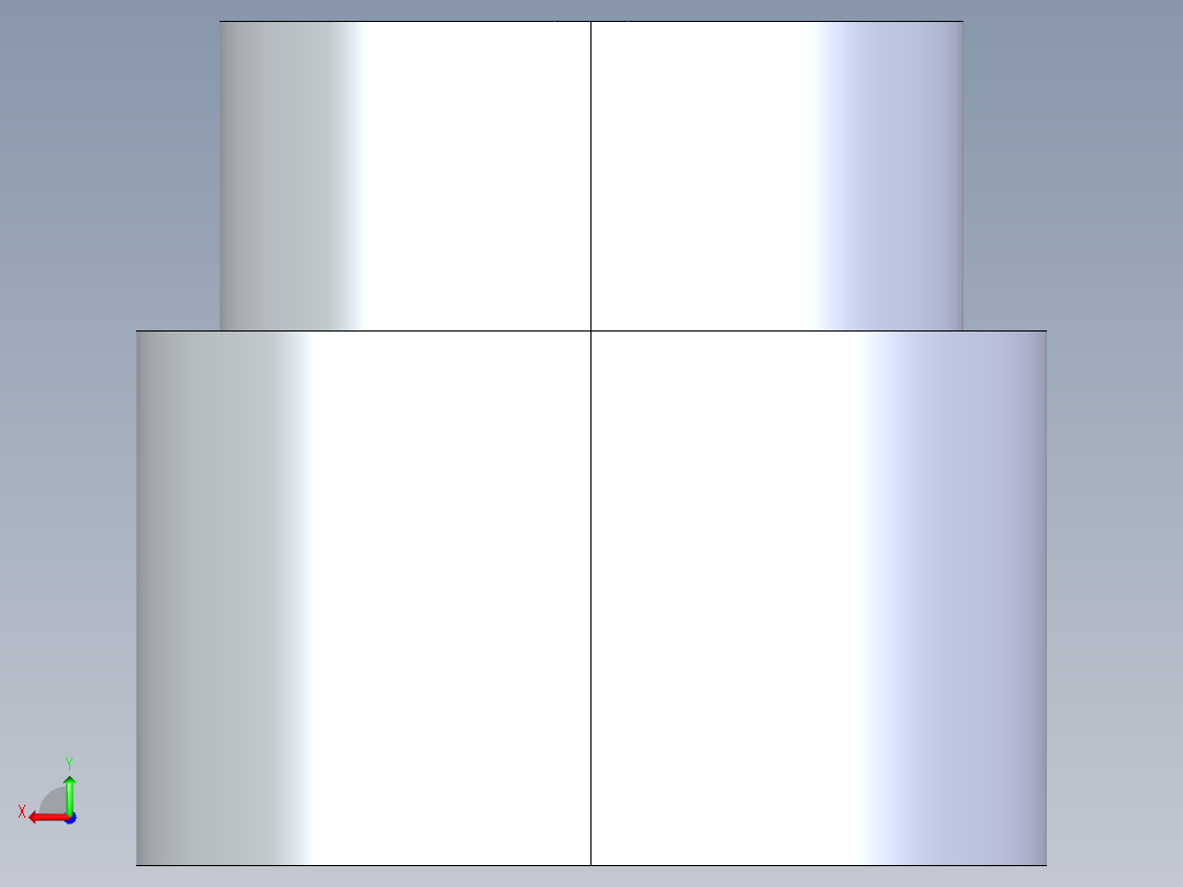 聚氯乙烯配件11-Sch80_ReducerCoupling_SxS_829-292FB_2.5in x 2in后视图