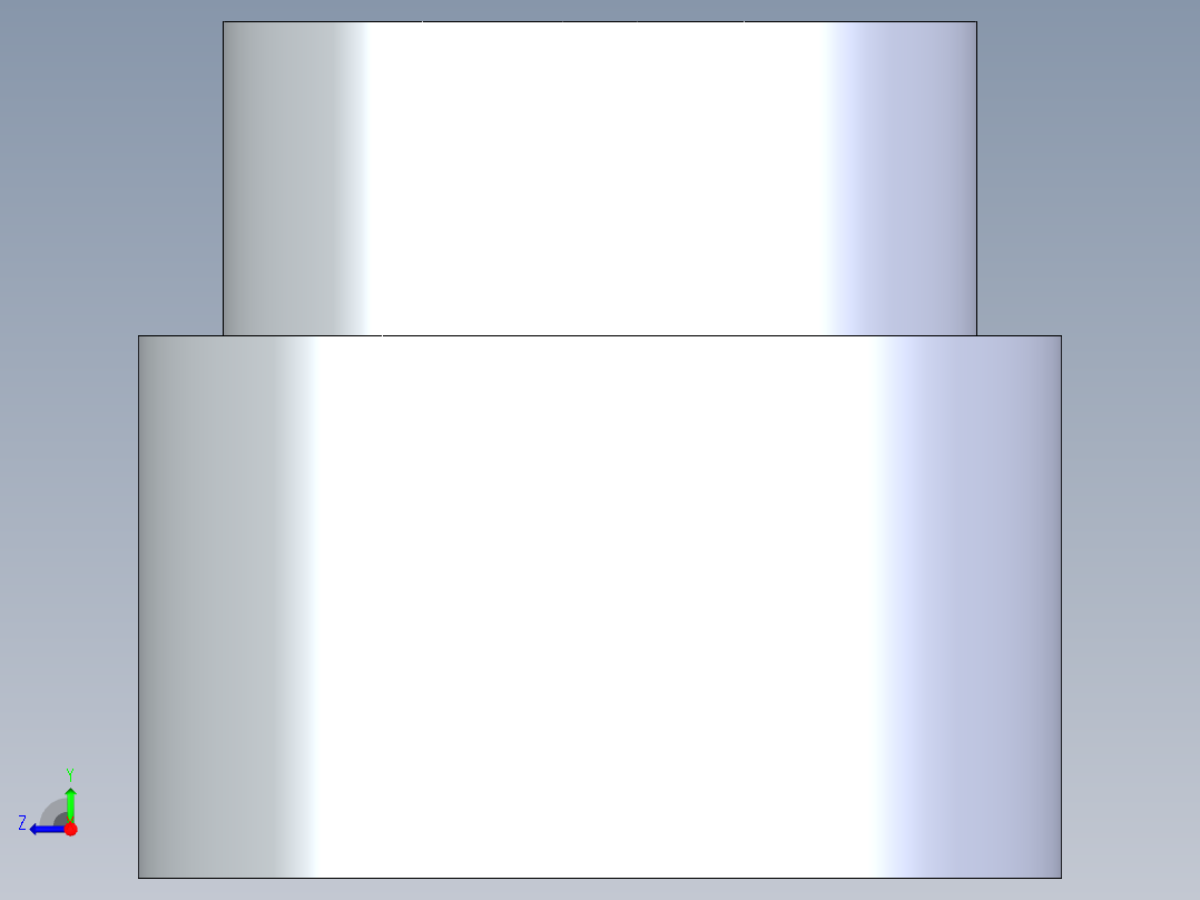 聚氯乙烯配件11-Sch80_ReducerCoupling_SxS_829-292FB_2.5in x 2in右视图