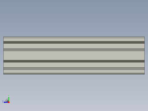铝制结构型材 V 形槽 20x20mm2右视缩略图