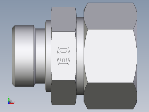 卡套式工业通用硬管接头EO_Male_Stud_connector_GE30SR171前视缩略图