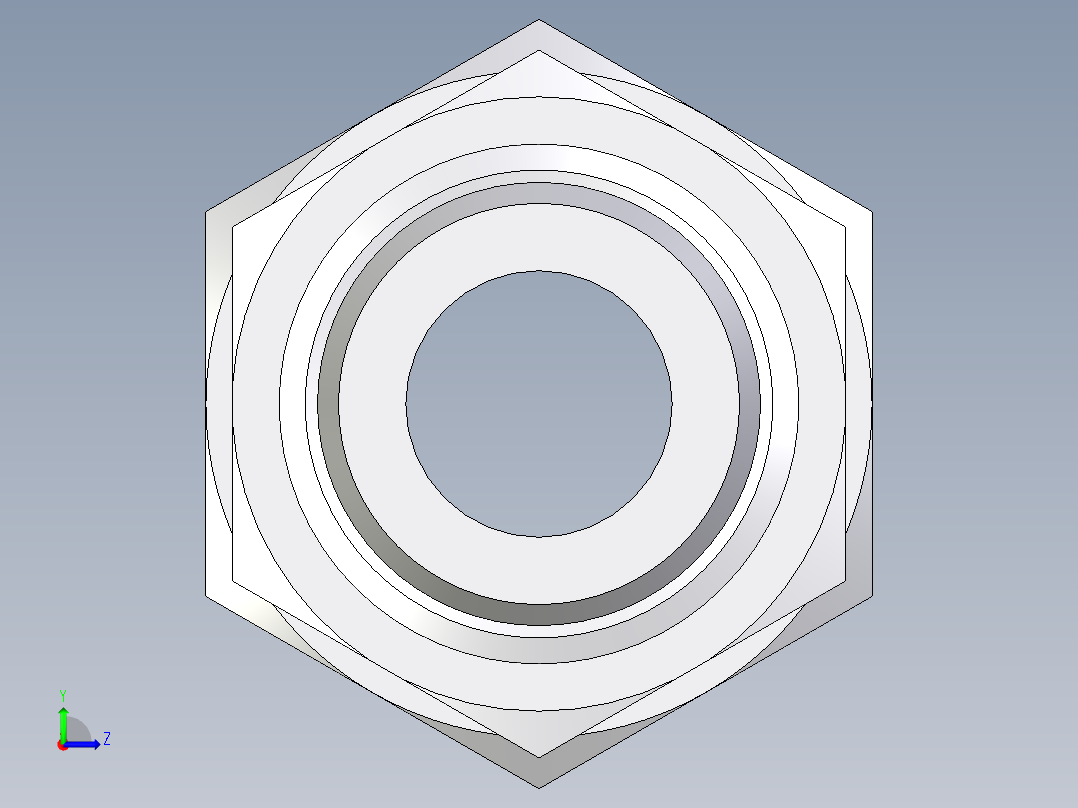 卡套式工业通用硬管接头EO_Male_Stud_connector_GE30SR171左视图