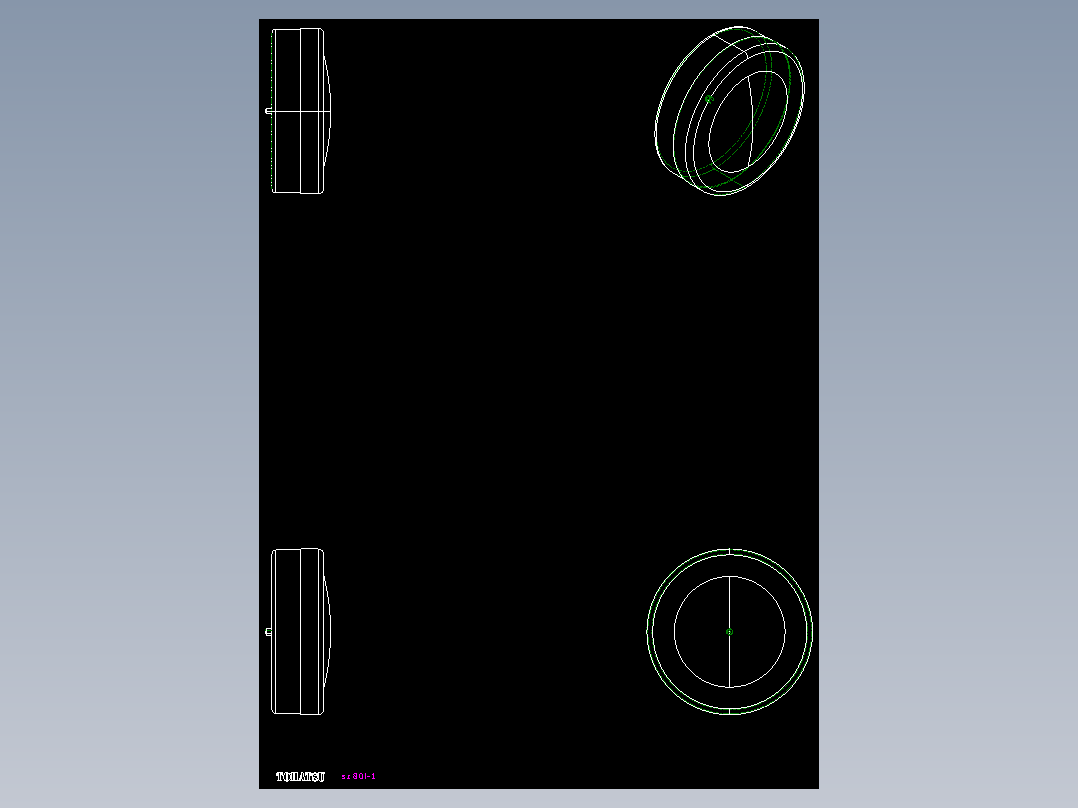 重力指示器SZ-2D多系列多零件图纸模型