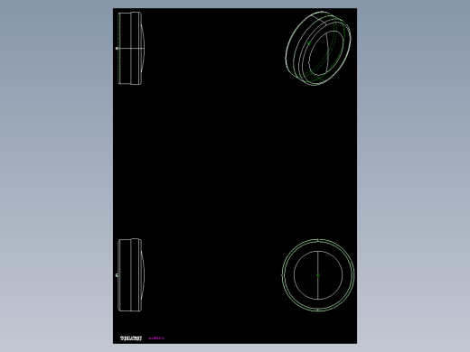 重力指示器SZ-2D多系列多零件图纸模型