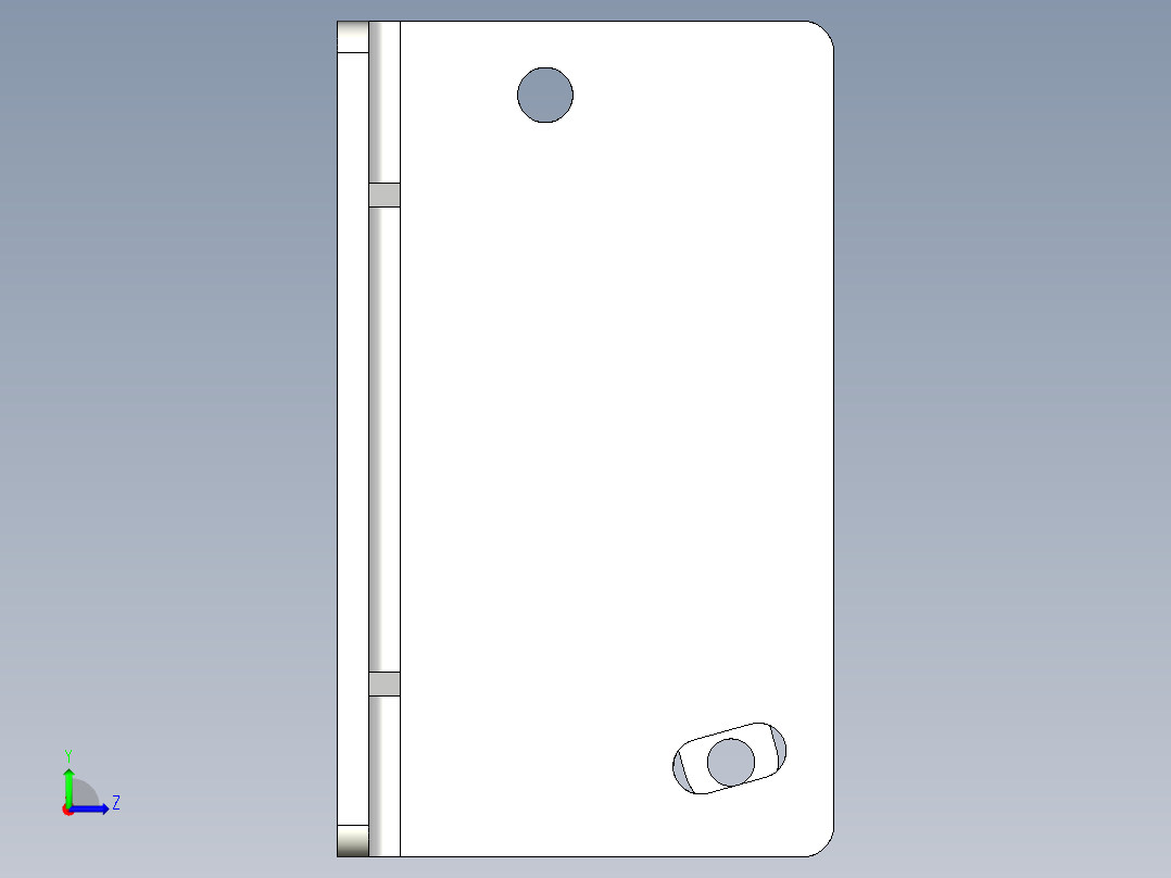 基恩士GV-B01_kc图纸模型左视图