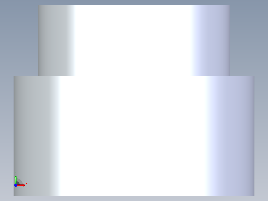 CPVC管件11-Sch80_ReducerCoupling_SxS_9829-422_4in x 3in前视图