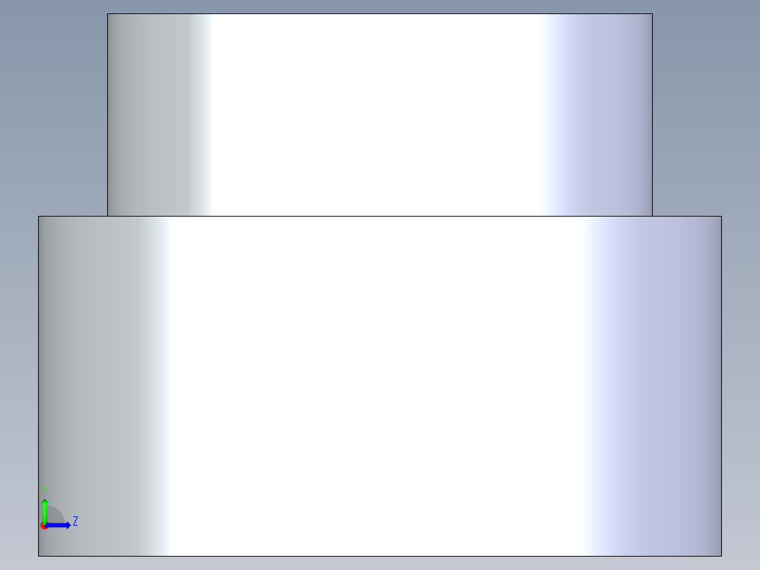 CPVC管件11-Sch80_ReducerCoupling_SxS_9829-422_4in x 3in左视图