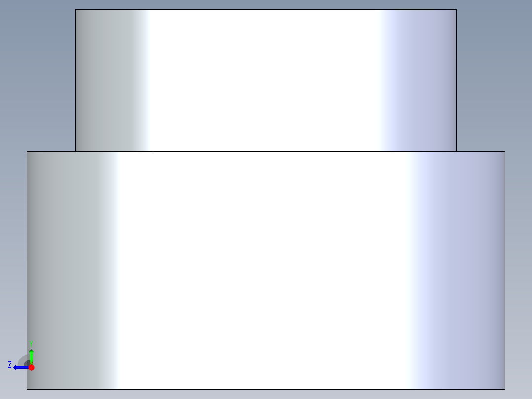 CPVC管件11-Sch80_ReducerCoupling_SxS_9829-422_4in x 3in右视图