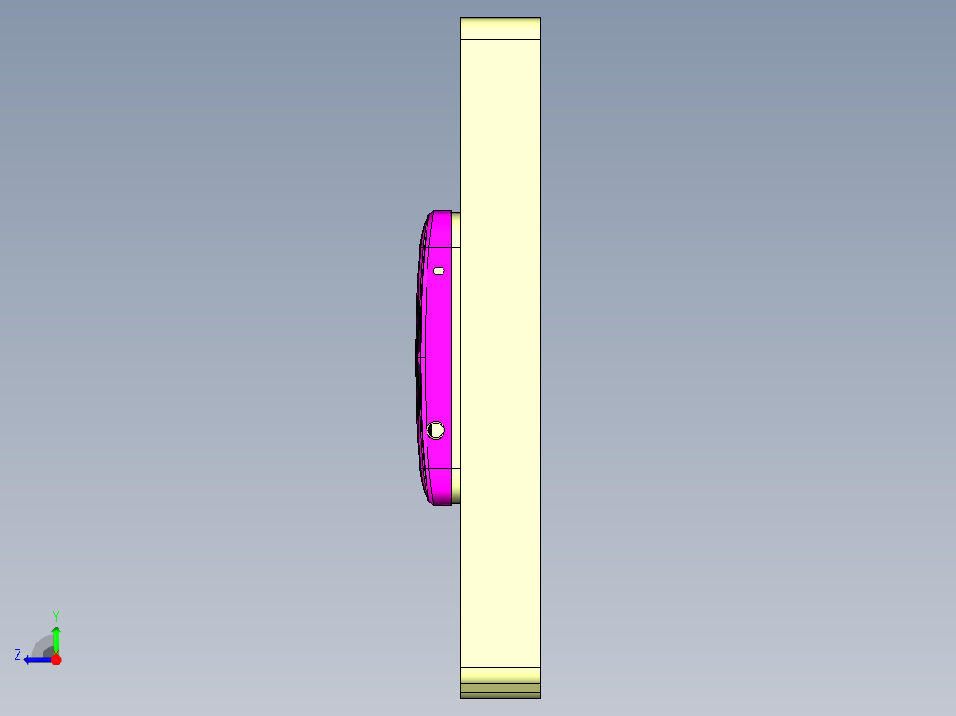 X1-笔记本CNC工装夹具三维模型CNC8-ZHIJU-03-07右视图