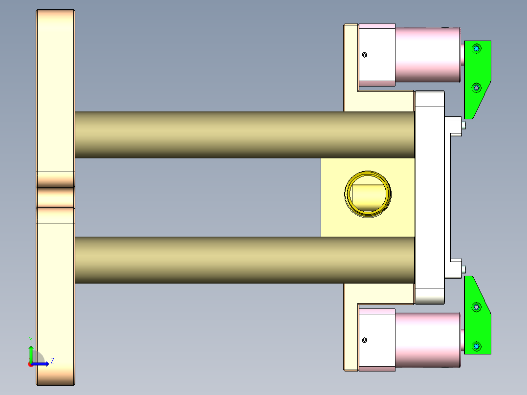 R4-笔记本CNC工装夹具三维模型CNC2-0902左视图
