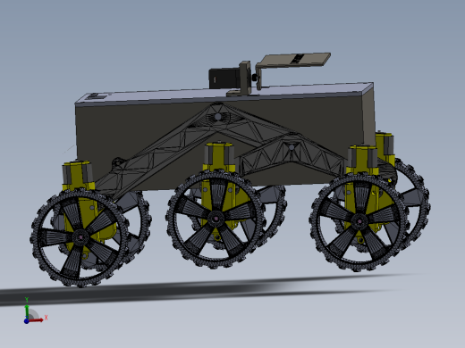 印度月球车PRAGYAN模型sw17可编辑